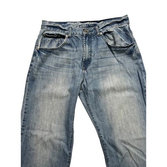 Vintage Y2K GUESS Baggy Distressed Light Wash Men’s Jeans - Streetwear - size 34 - Picture 2 of 9